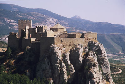 Castillo de Loarre desde el aire